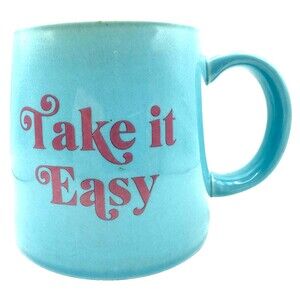 TAKE IT EASY DECO MUG. Vintage Retro Restaurant CupDiner Coffee Mug 11oz